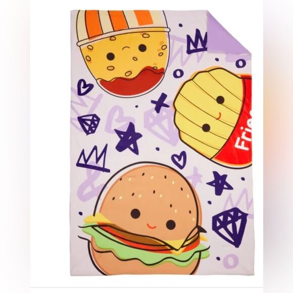 BRAND NEW with Tags!!!! Squishmallows Snuggle Throw Blanket 50” x 70” - Picture 2 of 4
